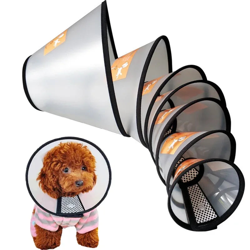 Elizabeth Cat Dog Collar Neck Cover Cat Anti Lick Ring Protective Collar for Dog After Surgery Anti-Bite Lick