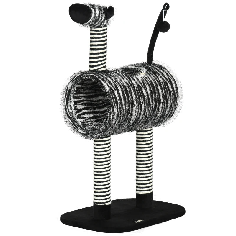 ARBRE À CHAT DESIGN <br> "Le zèbre"