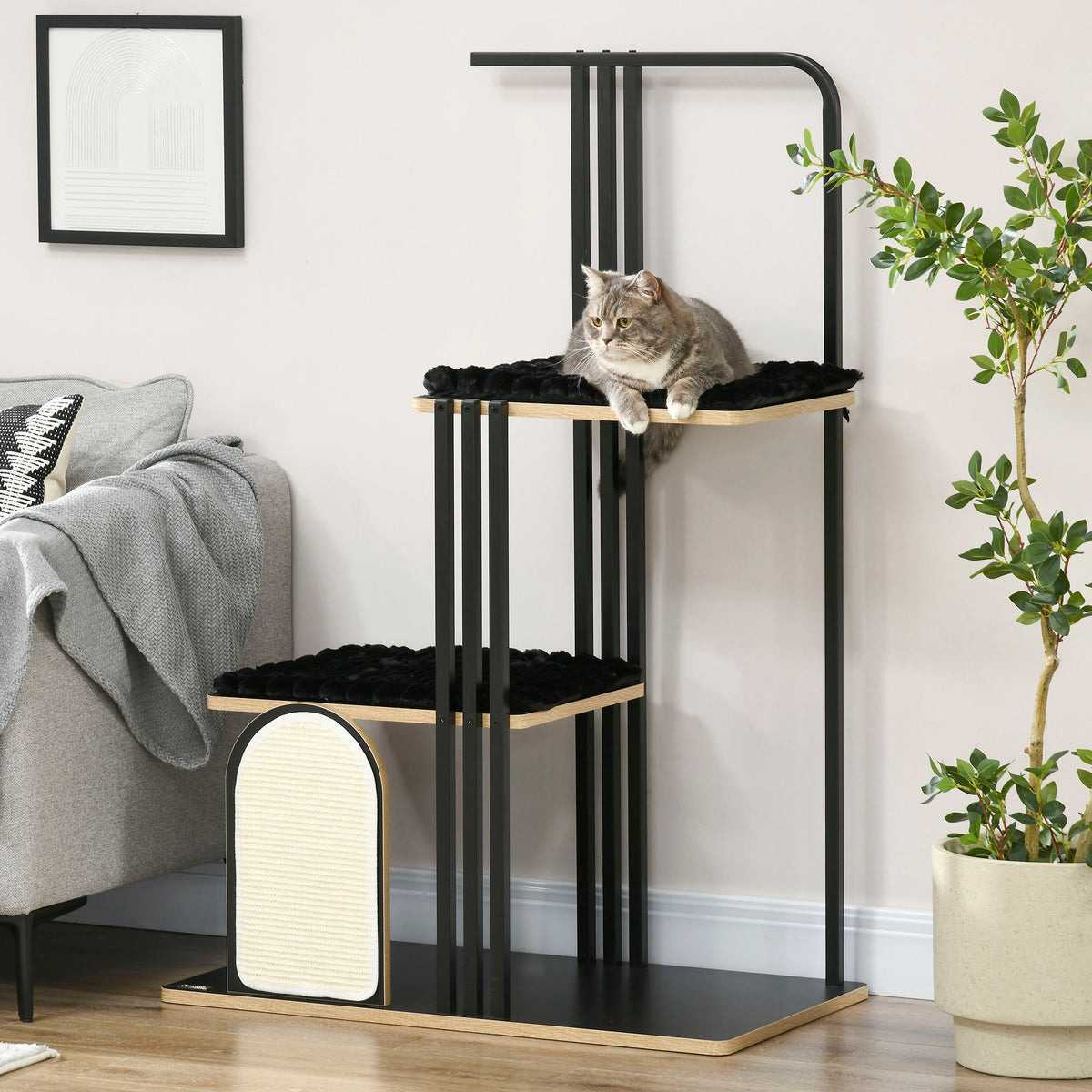 ARBRE À CHAT DESIGN <br> "L'arbre industriel X2"
