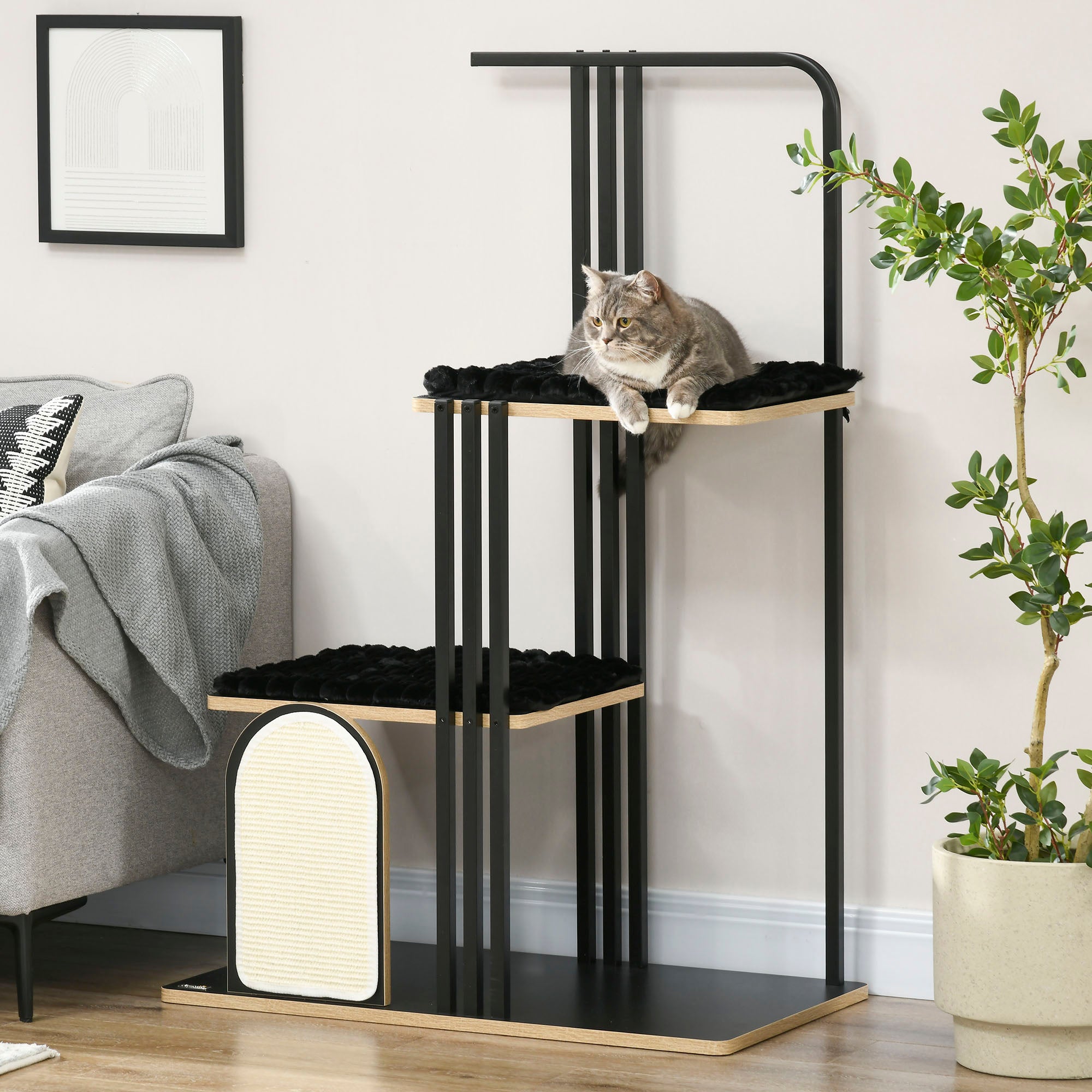 ARBRE À CHAT DESIGN <br> "L'arbre industriel X2"
