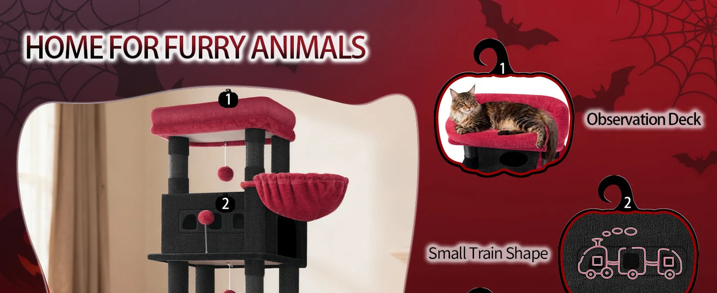 Arbre à chat Maine Coon F30LG170 - 170 cm