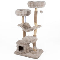 ARBRE A CHAT BOIS FLOTTÉ MODELLE XXL