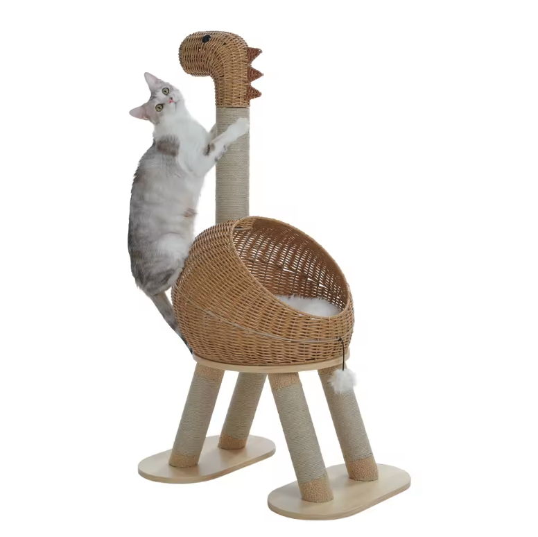 ARBRE À CHAT DESIGN <br> "Le dinosaure"