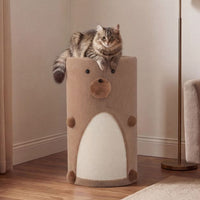 PANIER CHAT "OURS BRUN"