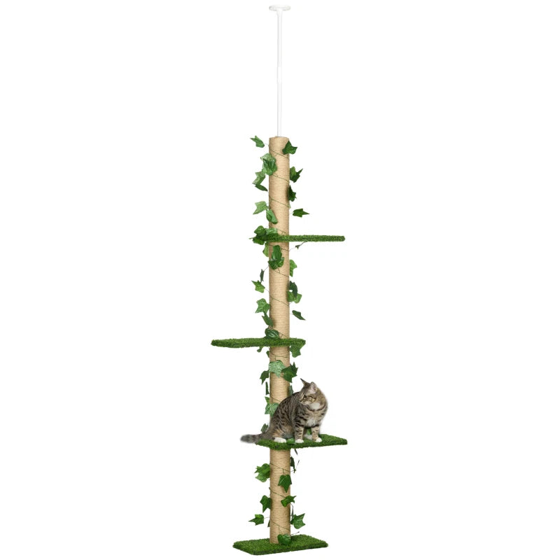 ARBRE A CHAT AJUSTABLE FLEUR