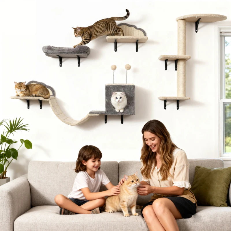 ARBRE A CHAT MURAL AOSOM
