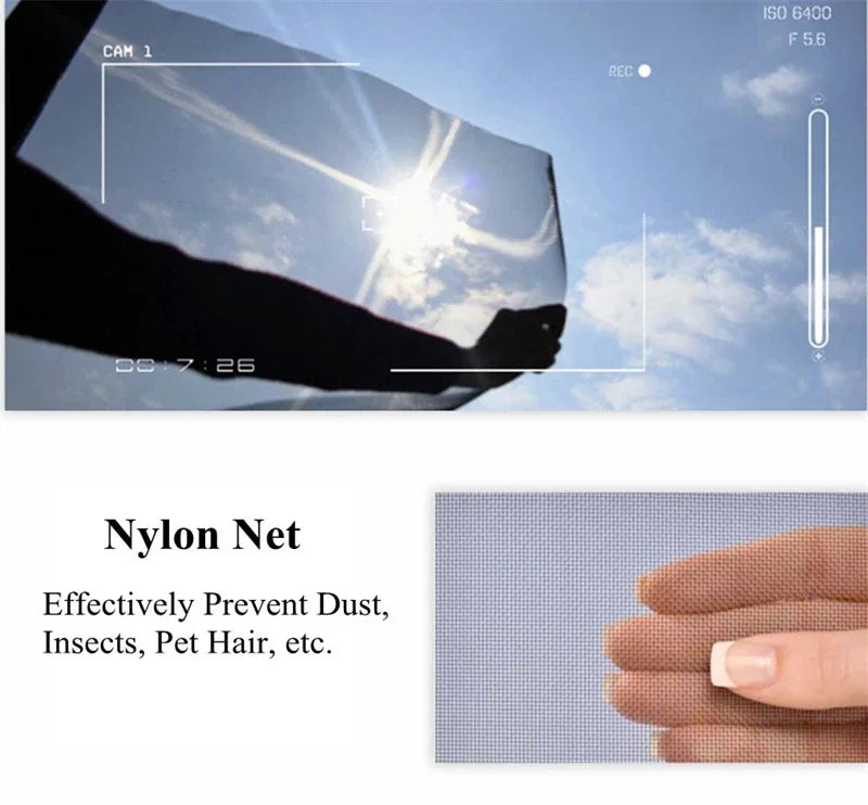 Pet Gate Cat Door Safe Lockable Magnetic Screen Outdoor Dogs Cats Window House Enter Freely Fashion Pretty Garden Easy Install