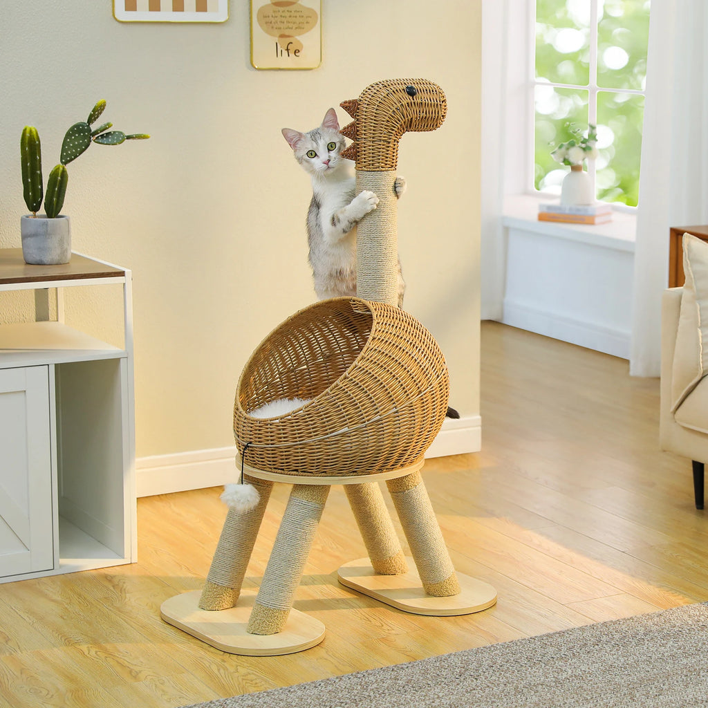ARBRE À CHAT DESIGN <br> "Le dinosaure"