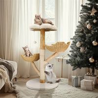 ARBRE À CHAT EN BOIS FLOTTÉ<br> "Le magnifique"