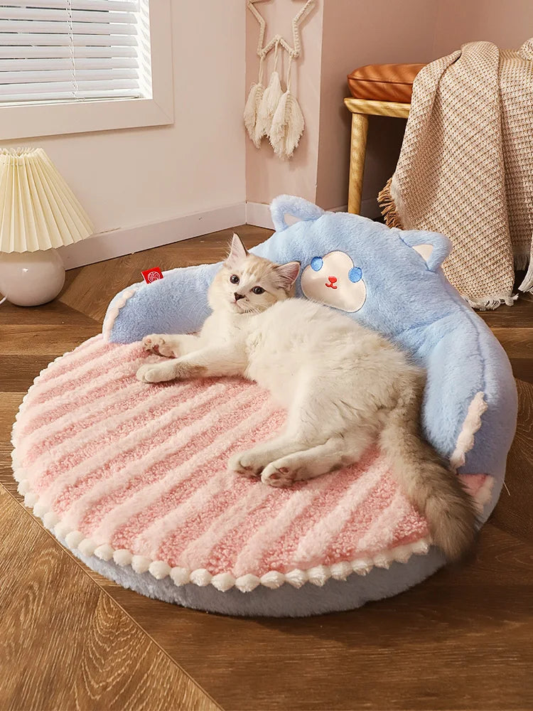 HOOPET Winter Cat Bed Pet Pad Cushion for Small Medium Dogs Sleeping Beds Cats Durable Mat Removable Mat Pet Supplies