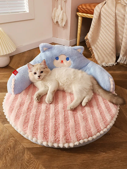 HOOPET Winter Cat Bed Pet Pad Cushion for Small Medium Dogs Sleeping Beds Cats Durable Mat Removable Mat Pet Supplies