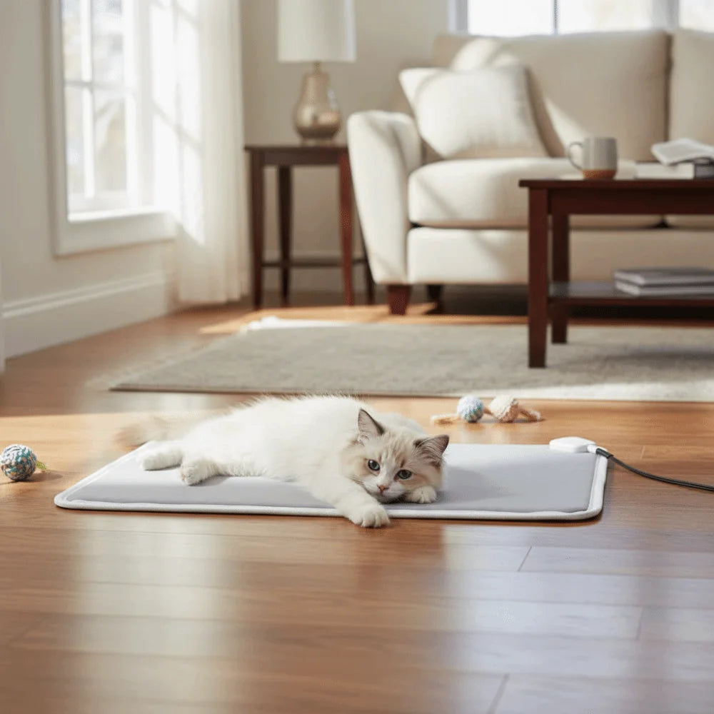 Bite Proof Pet Electric Blanket Waterproof Anti-scratch Cat Heating Pad Cozy Safe Dog Electric Mattress For Cats and Dogs