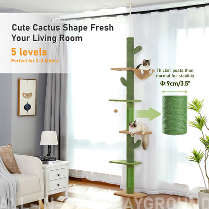Arbre à Chat Cactus Vert F20229 - 229 cm