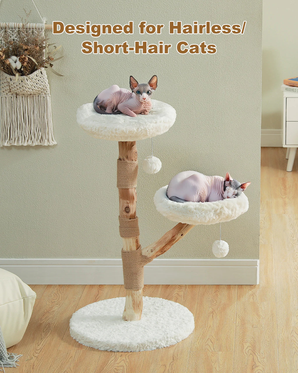 ARBRE A CHAT BOIS FLOTTÉ ALIEXPRESS 65.93