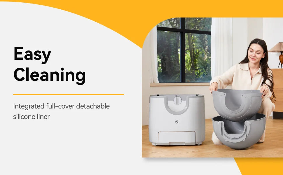 Litière autonettoyante