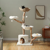 ARBRE A CHAT BOIS FLOTTÉ ALIEXPRESS 138.82