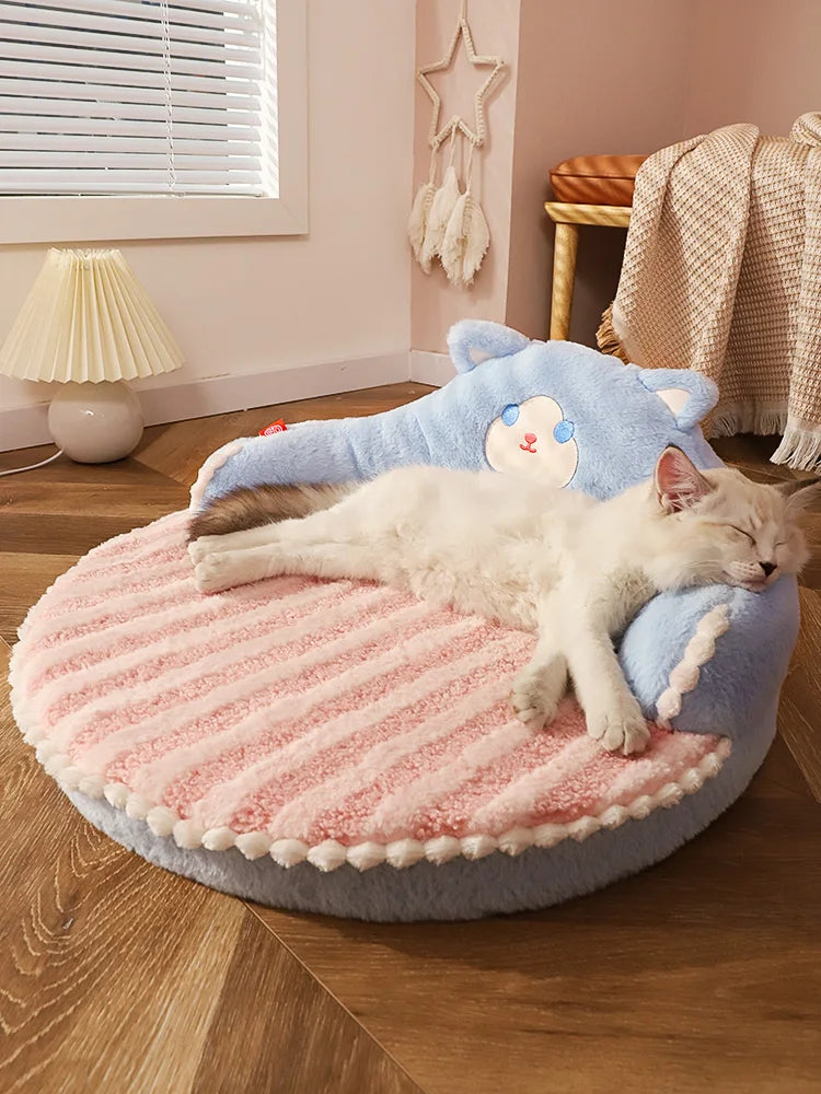 HOOPET Winter Cat Bed Pet Pad Cushion for Small Medium Dogs Sleeping Beds Cats Durable Mat Removable Mat Pet Supplies