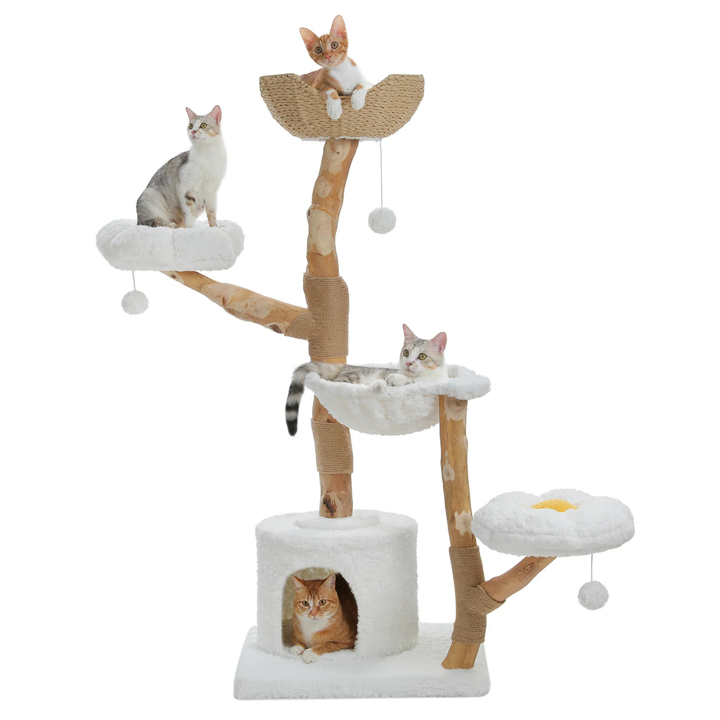 ARBRE A CHAT BOIS FLOTTÉ ALIEXPRESS 138.82