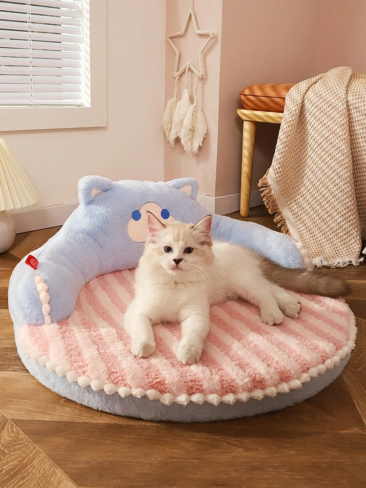 HOOPET Winter Cat Bed Pet Pad Cushion for Small Medium Dogs Sleeping Beds Cats Durable Mat Removable Mat Pet Supplies