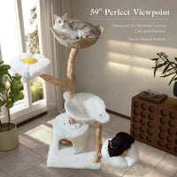 ARBRE A CHAT BOIS FLOTTÉ ALIEXPRESS 138.82