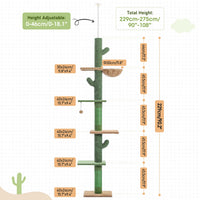 Arbre à Chat Cactus Vert F20229 - 229 cm