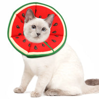 A new Elizabethan collar, stylish and high-value cartoon printed pet protective cover, dog protective cover, cat anti-licking st