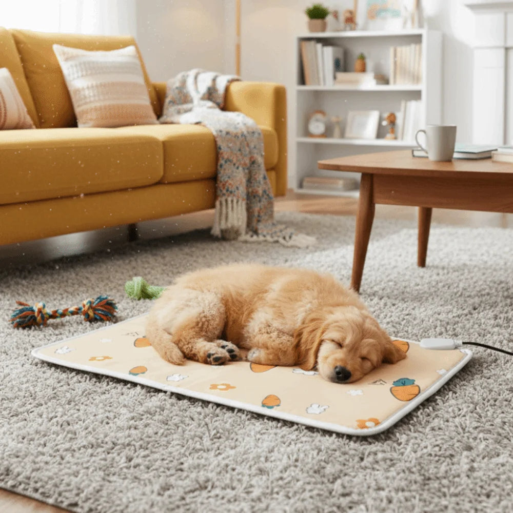 Bite Proof Pet Electric Blanket Waterproof Anti-scratch Cat Heating Pad Cozy Safe Dog Electric Mattress For Cats and Dogs