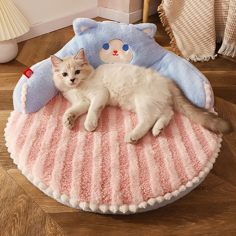 HOOPET Winter Cat Bed Pet Pad Cushion for Small Medium Dogs Sleeping Beds Cats Durable Mat Removable Mat Pet Supplies