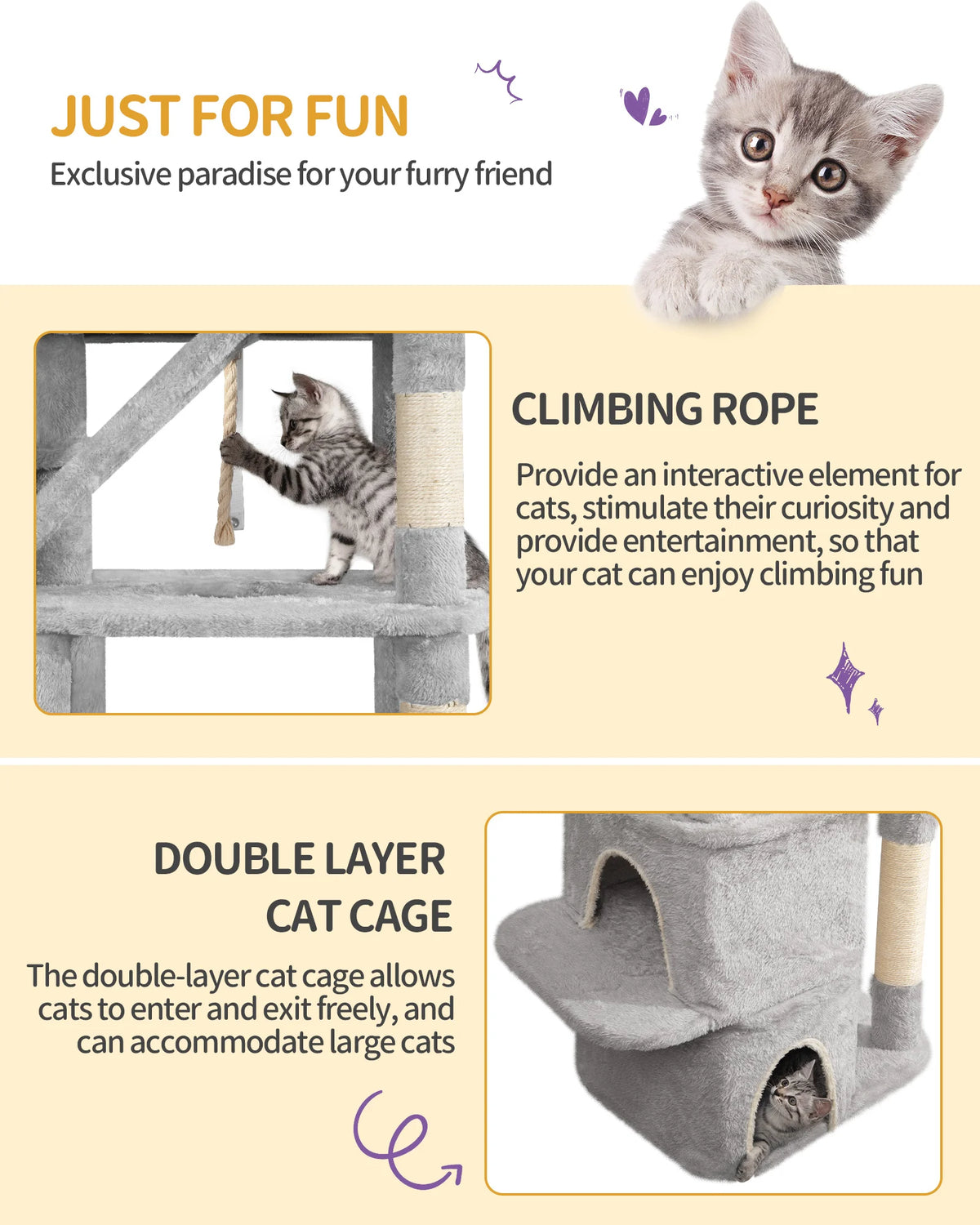 ARBRE A CHAT MAINE COON <br> "Le Trust App"
