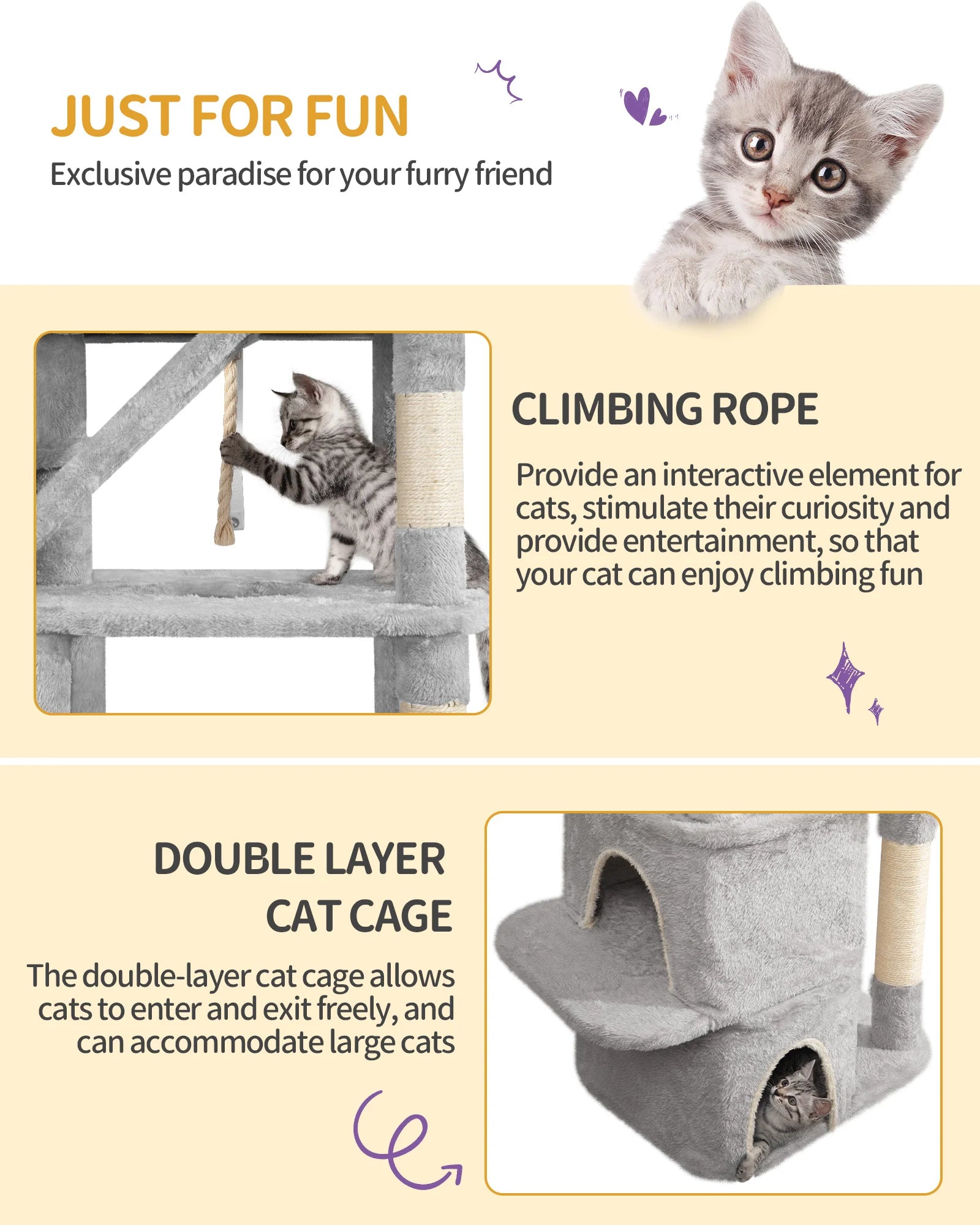 ARBRE A CHAT MAINE COON <br> "Le Trust App"