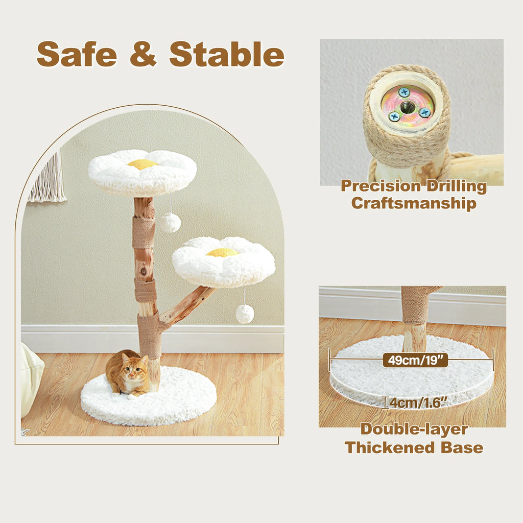 ARBRE A CHAT BOIS FLOTTÉ ALIEXPRESS 65.93