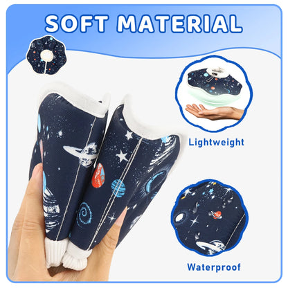 A new Elizabethan collar, stylish and high-value cartoon printed pet protective cover, dog protective cover, cat anti-licking st
