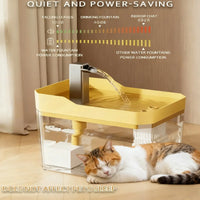 1.5L Cat Water Fountain Automatic Water Dispenser USB Live Circulation Filter Pet Drinker Quiet Pet Water Fountain Cat Small Pet