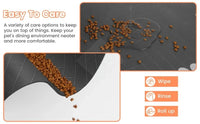 S（little kitten ）、M、L bsorbent Pet Feeding Mat, Waterproof Placemat for Dog & Cat Food & Water Bowls, Quick-Dry Rubber Backing