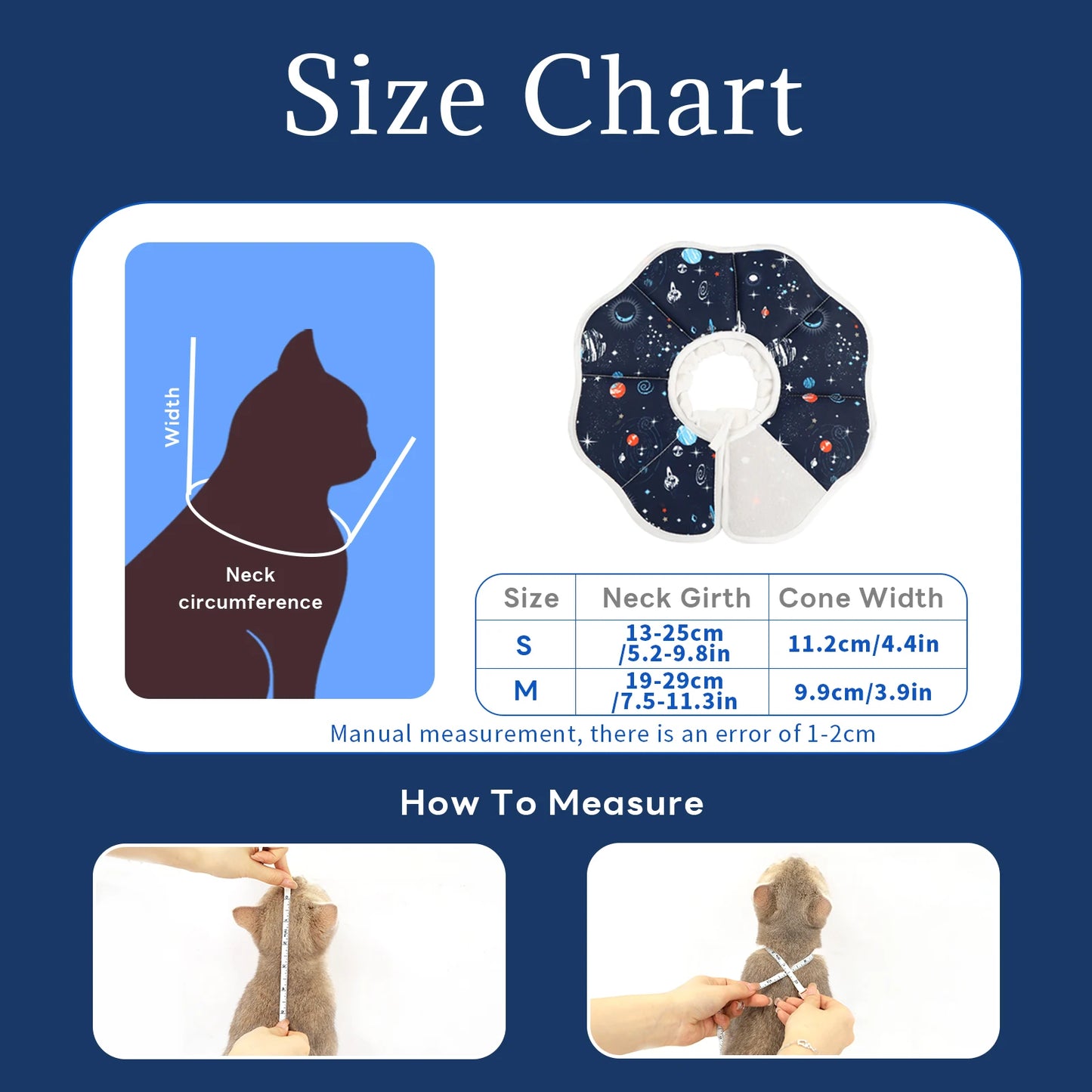 A new Elizabethan collar, stylish and high-value cartoon printed pet protective cover, dog protective cover, cat anti-licking st