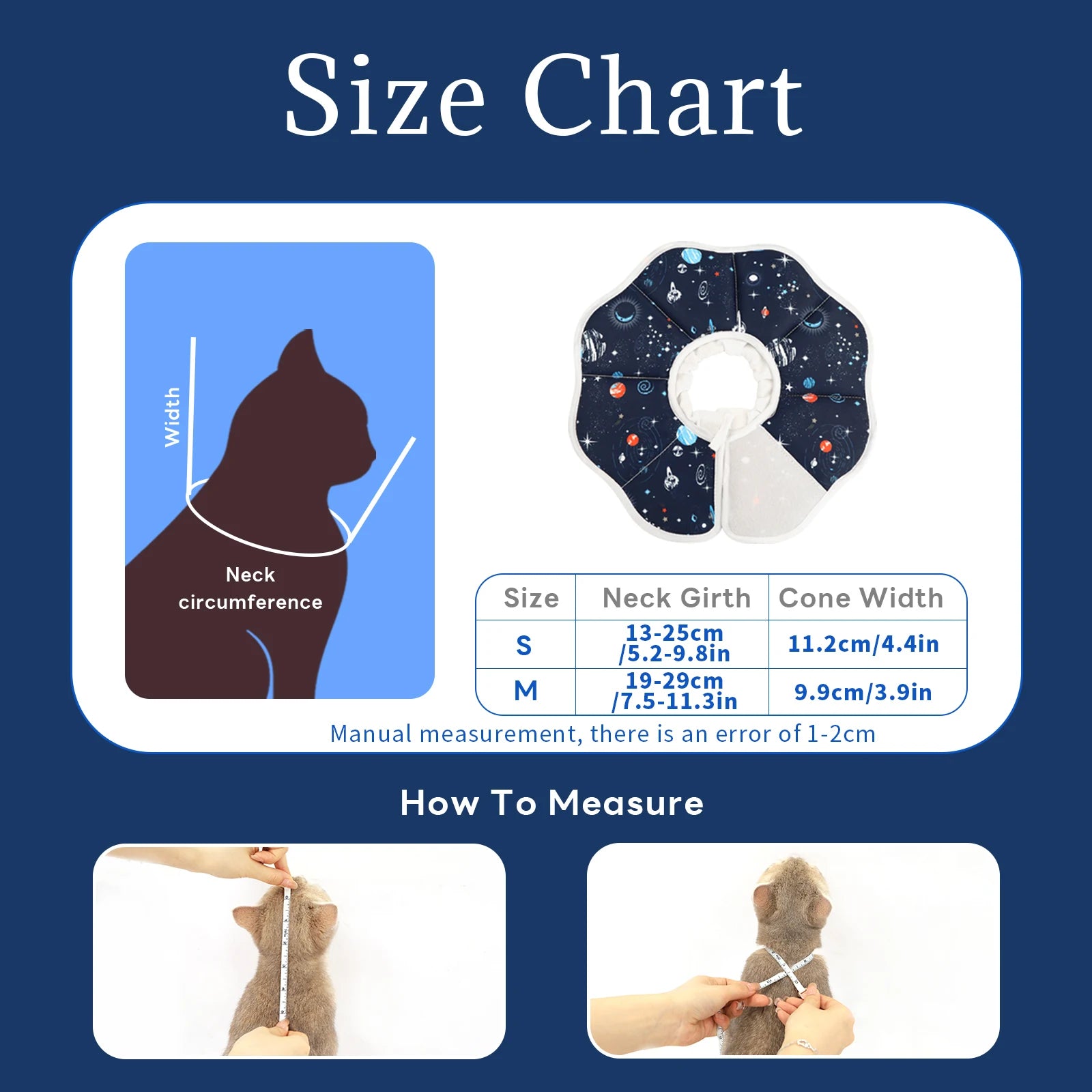 A new Elizabethan collar, stylish and high-value cartoon printed pet protective cover, dog protective cover, cat anti-licking st