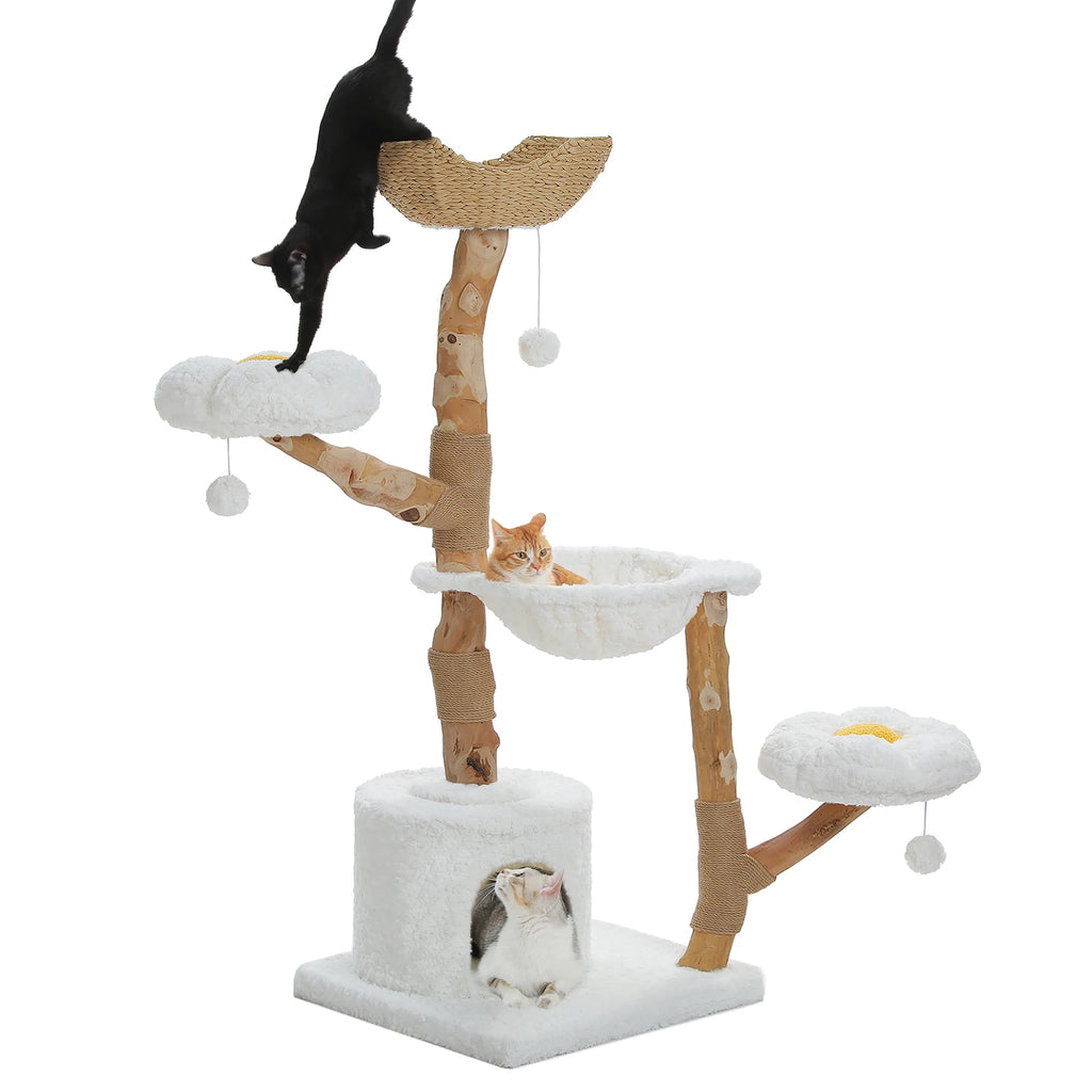 ARBRE A CHAT BOIS FLOTTÉ ALIEXPRESS 138.82