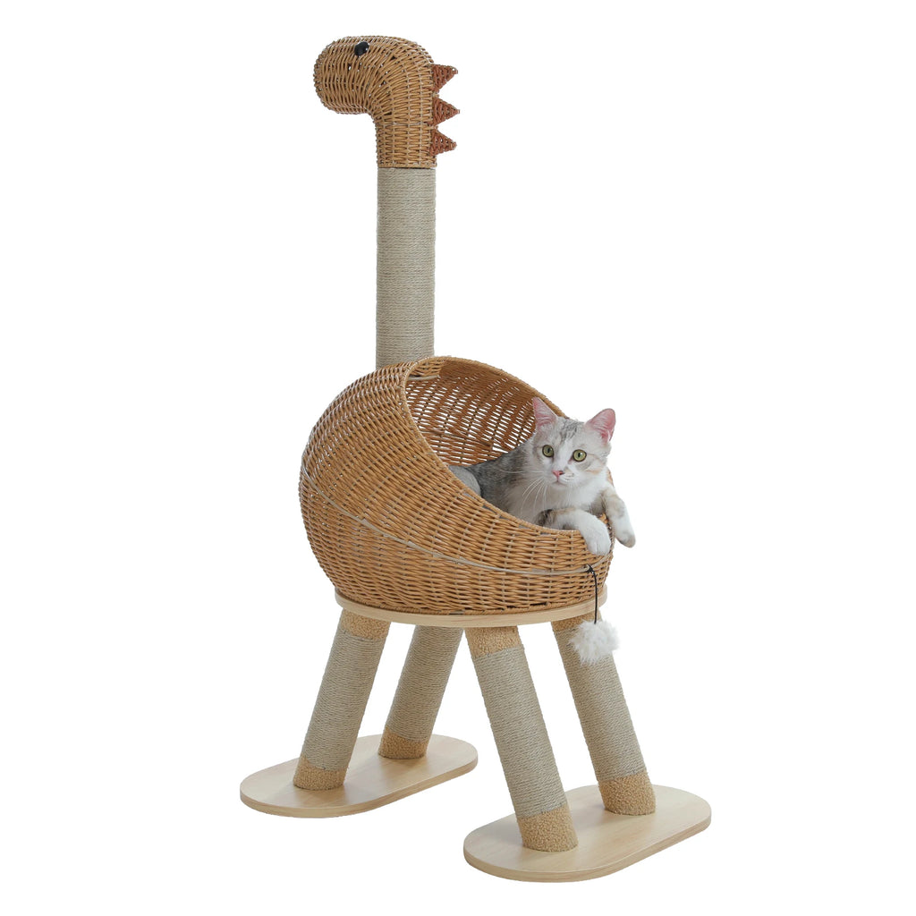 ARBRE À CHAT DESIGN <br> "Le dinosaure"