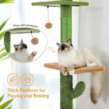 Arbre à Chat Cactus Vert F20229 - 229 cm