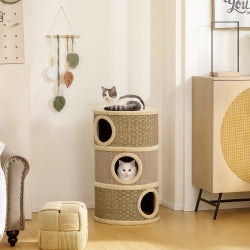 PANIER CHAT SPECIAL À GRATTER 3 ÉTAGES