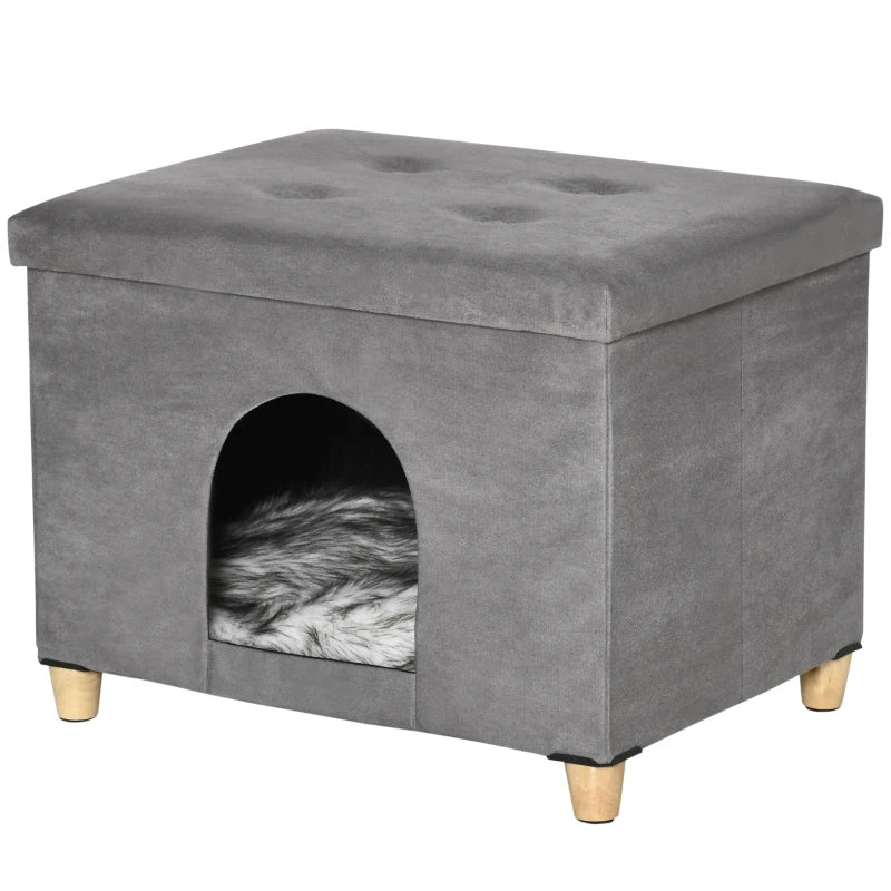 PANIER CHAT POUF