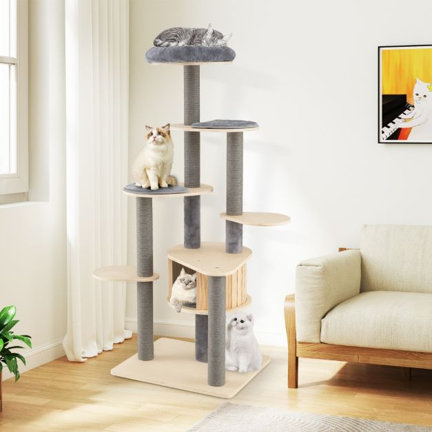 ARBRE À CHAT MAINE COON <br> "Le stable"