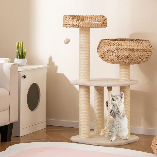 ARBRE A CHAT AVEC PANIER