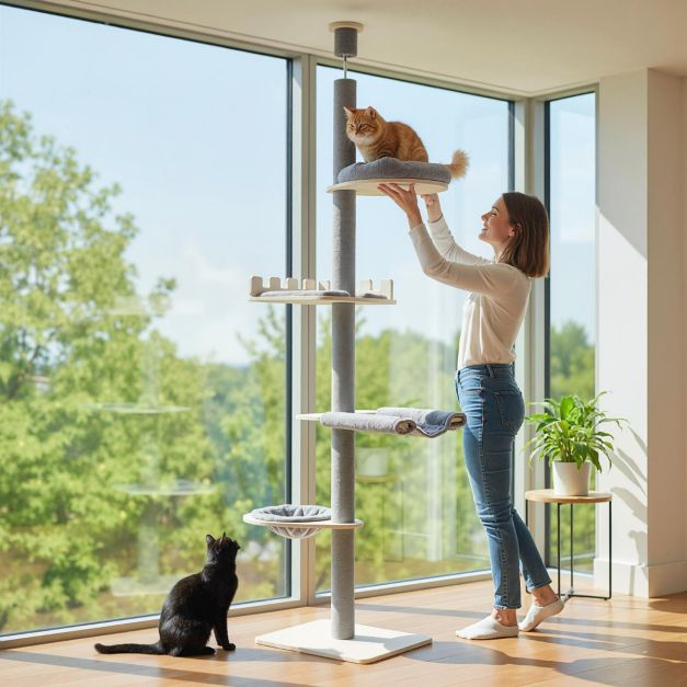 ARBRE A CHAT AJUSTABLE