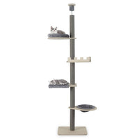 ARBRE A CHAT EN BOIS AJUSTABLE