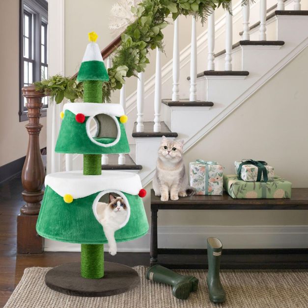 ARBRE À CHAT DESIGN <br> "Le sapin de Noël"