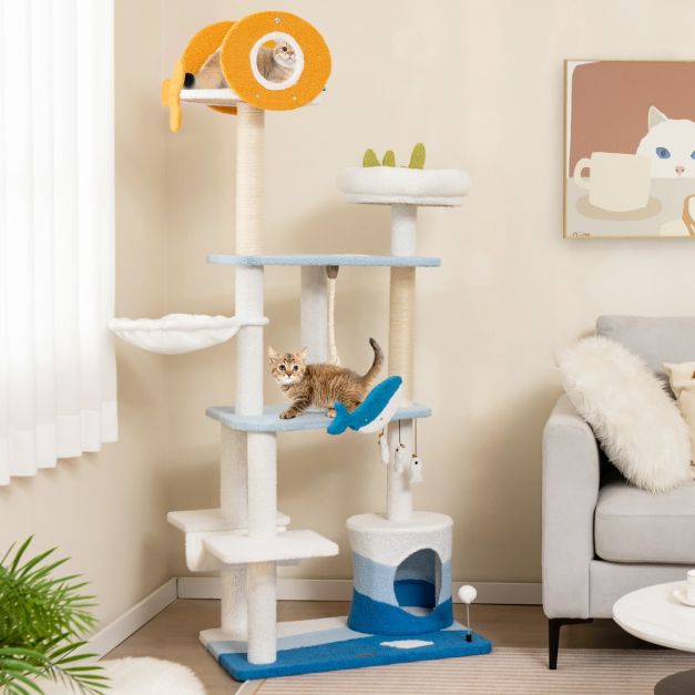 ARBRE À CHAT <br> "La baleine"