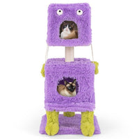 ARBRE À CHAT DESIGN <br> "La créature mauve"
