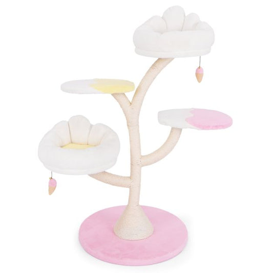 ARBRE À CHAT DESIGN <br> "L'arbre rose"