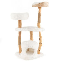 ARBRE À CHAT EN BOIS FLOTTÉ <br> "Le mystérieux"